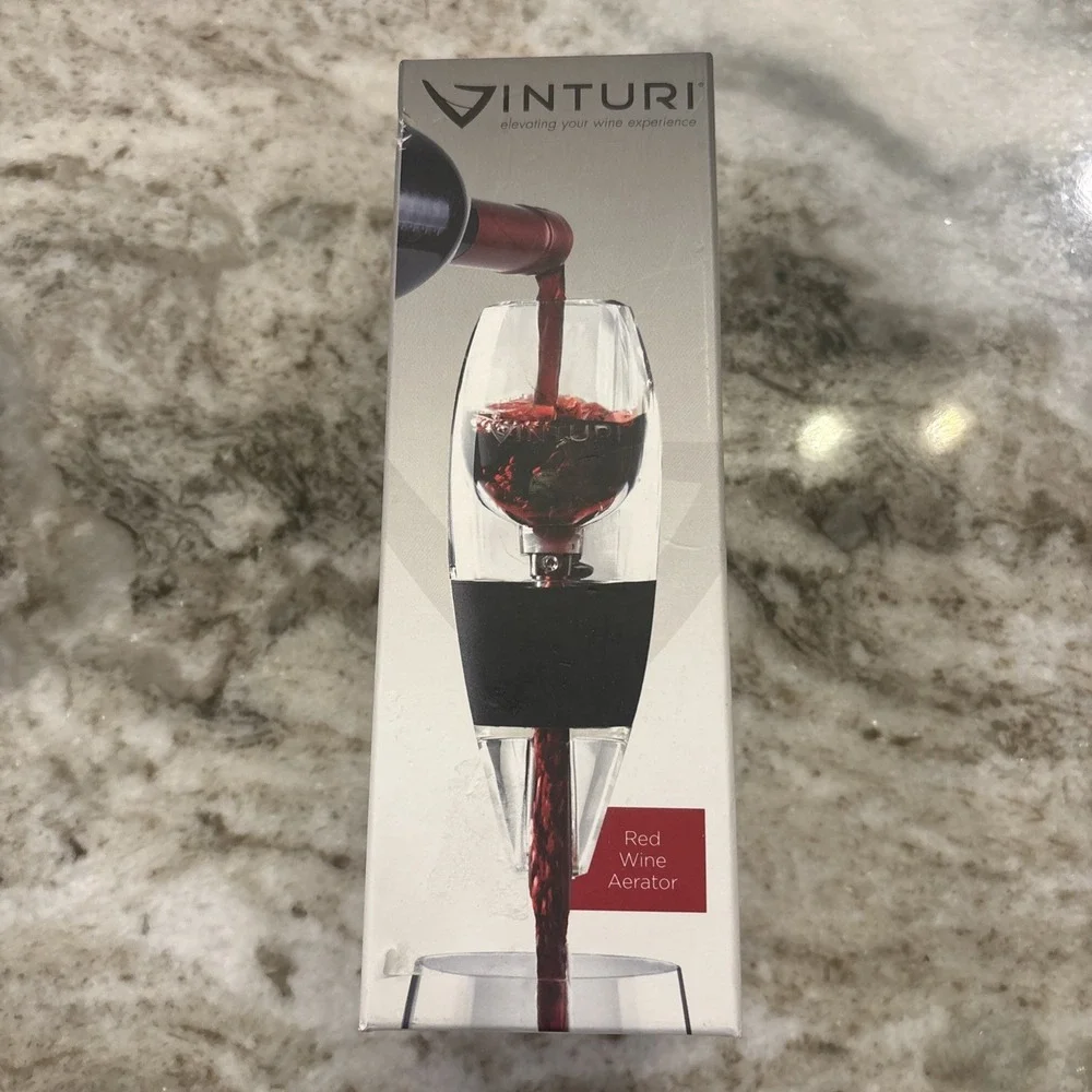 Vinturi Red Wine Aerator New In Box V1010 With Stand and Filter Screen